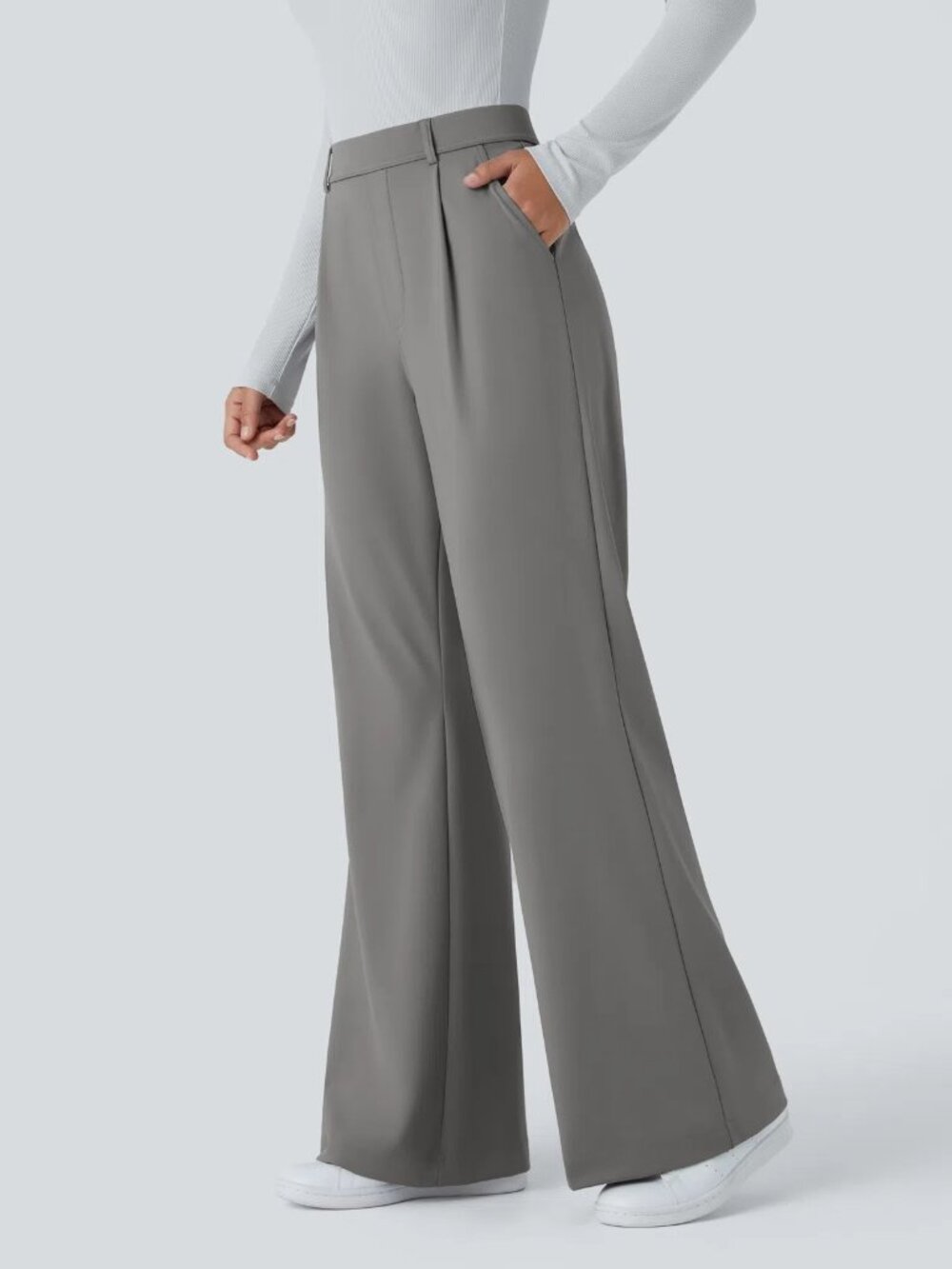 Halara Flex DayStretch High Waisted Pocket Work Flare Pants